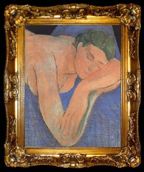 framed  Henri Matisse The Dream (mk35), ta009-2